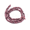 Dyed Natural Malaysia Jade Rondelle Beads Strands X-G-E316-2x4mm-38-2