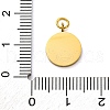 304 Stainless Steel Rainbow Color Enamel Charms STAS-E550-52G-3