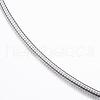 Non-Tarnish 304 Stainless Steel Snake Chain Necklaces NJEW-H450-01P-2