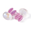Transparent Epoxy Resin Rabbit Head Decoden Cabochons CRES-M034-05C-2