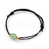 Gemstone Adjustable Link Bracelets X-BJEW-JB01554-02-1