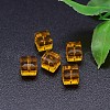 Faceted Cube Imitation Austrian Crystal Bead Strands G-M184-6x6mm-08A-2