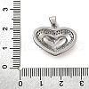 Brass Micro Pave Cubic Zirconia Pendants KK-C091-02A-PG-3