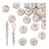   20Pcs Polymer Clay Rhinestone Beads RB-PH0001-47-7