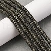 Natural Pyrite Beads Strands G-L624-I13-2x4mm-1