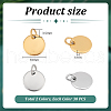   60Pcs 2 Colors 304 Stainless Steel Charms STAS-PH0005-88-2