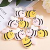 10Pcs 2 Colors Silicone Focal Beads JX758A-3