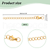 Unicraftale 304 Stainless Steel Chain Extender FIND-UN00013-3