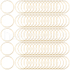 SOFPLATE 120Pcs Brass Linking Rings KK-SP0002-14B-1