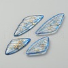 Transparent Resin Pendants RESI-TAC0004-24C-2