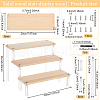 3-Tier Acrylic Model Toy Display Riser ODIS-WH0029-38-2