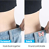 HOBBIESAY 10Pcs 5 Colors Butterfly Alloy Enamel Adjustable Jean Button Pins FIND-HY0003-18-6