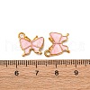 304 Stainless Steel Enamel Charms STAS-Q363-02B-G-3