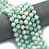 Natural Flower Amazonite Beads Strands G-I376-A68-01-1