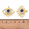Brass Resin Pendants KK-T070-94-3