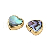 Natural Paua Shell Beads SSHEL-M024-03D-G-2
