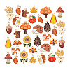   60Pcs 15 Styles Thanksgiving Day Alloy Enamel Pendants ENAM-PH0002-88-7