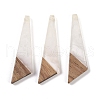 Resin & Wood Pendants WOOD-F015-15B-1
