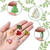 80Pcs 8 Styles Transparent Electroplate Glass Bead Strands EGLA-YW0003-81-3
