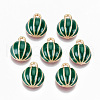 Alloy Enamel Charms ENAM-T011-25KC-RS-1