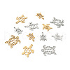  Jewelry 16Pcs 8 Style 201 Stainless Steel Filigree Joiners Links & Pendants STAS-PJ0001-37-2