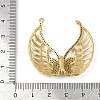 Brass Micro Pave Cubic Zirconia Pendants KK-M322-24G-3