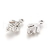 Alloy Leaf Pendants EA11920Y-2