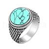 Stainless Steel Color Finger Rings for Men FS-WG49563-10-1