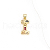Brass Micro Pave Cubic Zirconia Pendants PW-WG10C3A-23-1