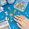 Unicraftale DIY Double Blank Dome Finger Ring Making Kit DIY-UN0004-26A-4