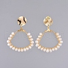 Mother's Day Jewellery Dangle Stud Earrings EJEW-JE03987-03-2