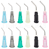 Unicraftale 120Pcs 6 Styles Bent Tip Plastic with 304 Stainless Steel Fluid Precision Blunt Needle Dispense Tips KY-UN0001-05-1