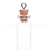 Wooden Cork Wishing Bottle Pendants PW-WG999AC-08-1