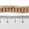 Electroplated Natural Lava Rock Beads Strands G-I360-A04-02-4