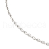 Non-Tarnish 304 Stainless Steel Cable Chain Necklace for Women NJEW-G104-04P-2