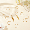 Unicraftale 50Pcs Ion Plating(IP) 304 Stainless Steel Earring Hooks STAS-UN0058-52-2