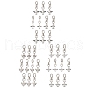 30Pcs 3 Styles Angel Glass Pearl Pendant Decorations HJEW-JM02672-1