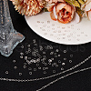 CREATCABIN 140Pcs 4 Styles 925 Sterling Silver Open Jump Rings STER-CN0001-40-4