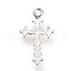 Alloy Rhinestones Pendants X-ALRI-Q093-85P-2