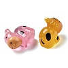 Translucent Resin Cut Cow Ornament RESI-E059-10-2