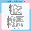 Saint Patrick's Day Carbon Steel Cutting Dies Stencils DIY-WH0309-1587-6