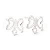 201 Stainless Steel Stud Earring Findings STAS-K241-16S-1