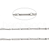 Tarnish Resistant 304 Stainless Steel Rectangle Link Chains CHS-G025-11P-2