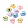 Opaque Resin Cabochons X-CRES-A050-16-1