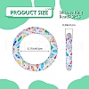 5Pcs Ring Food Grade Eco-Friendly Silicone Focal Beads JX894K-2