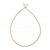 Natural Sunstone Beaded Necklaces NJEW-JN02990-02-1