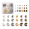 Brass Crimp Beads Covers KK-TA0007-81-1