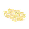Brass Filigree Big Pendants KKC-T003-15G-2