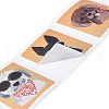 200Pcs Roll Dog Stickers DIY-U008-08B-3