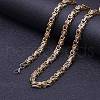 Stainless Steel Byzantine Chains Necklaces for Men FS-WG56795-116-1